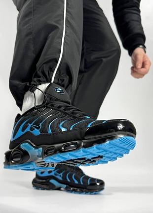 ✔️ nike air max plus tn black blue💙