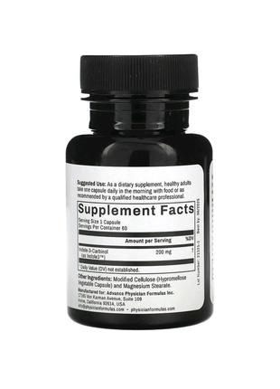 Advance physician formula indole 3 carbinol 200 мг - 60 капсул / сша, индол 3 карбинол