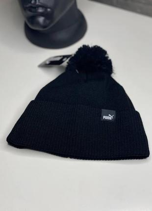 Новинка! шапка puma. шапка пума з балабоном