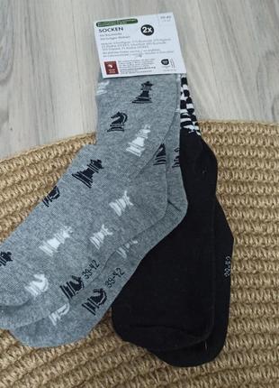Носки мужские livergy socken набор из 2 пар шахматы