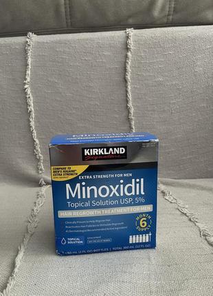 Для росту волосся  minoxidil kirkland signature 5%