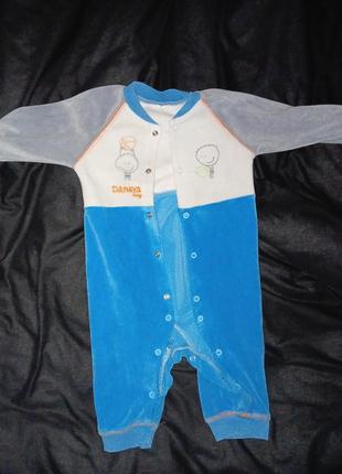 Утепленный ромпер-человечек