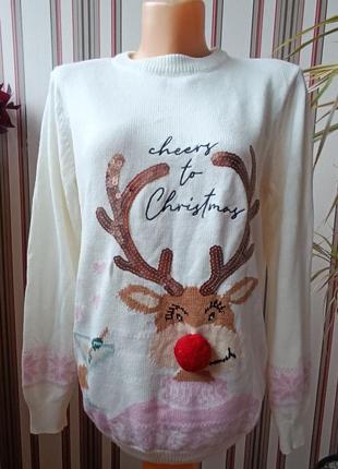 Новогодний свитерик avenue,р.м