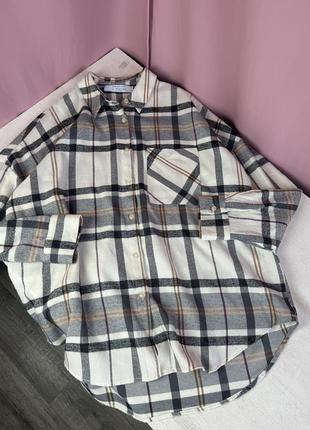 🤎рубашка в клетку primark