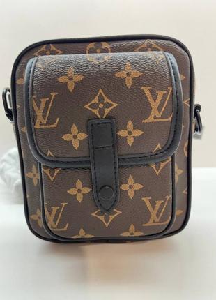 Чоловіча сумка  monogram, коричнева