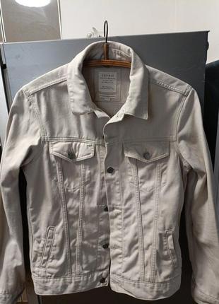 Джинсовый пиджак, m, длина 74, грудь 52, плечи 51см