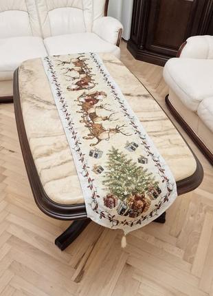 Гобеленові серветки на стіл ,розмір :35*185 см