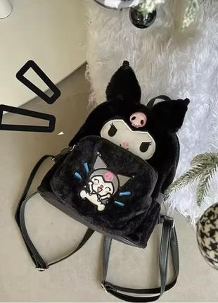 Рюкзак плюш куроми черный