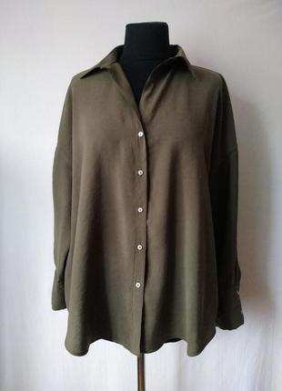 Оверсайз рубашка от h&m