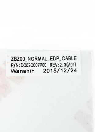 Шлейф матрицы для ноутбука dell (latitude: e7250 ), 30 pin, edp (dc02c007p00)6 фото
