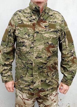 Куртка  армейская хорватская osrh digital woodland army nato digital camouflage jacket (48)