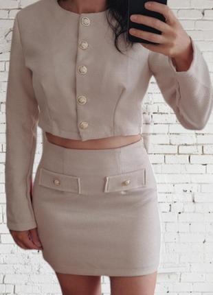 Классический костюм бренда shein
