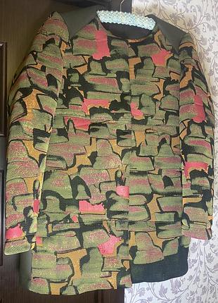 Стильний неопреновий жакет/куртка/тренч/пальто фенді