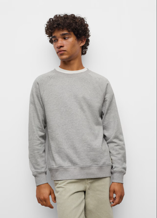 Базовый хлопковый свитшот на подростка s размер