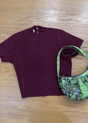 Блуза топ из хлопка и вискозы