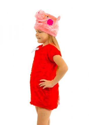 Карнавальный костюм свинки пеппы для девочки 3-6 лет