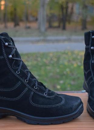 Ботинки legero gore-tex (италия) на меху, кожа р.5(38)