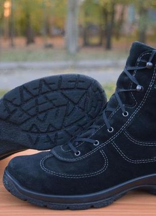 Ботинки legero gore-tex (италия) на меху, кожа р.5(38)