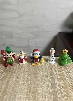 Новогодние игрушки из киндера⛄️