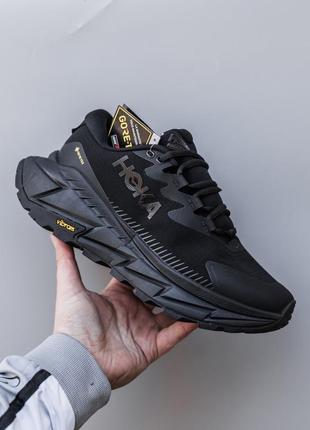 Мужские кроссовки hoka black gore-tex