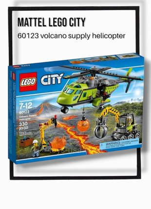Lego city 60123 volcano supply helicopter 3000 180039879