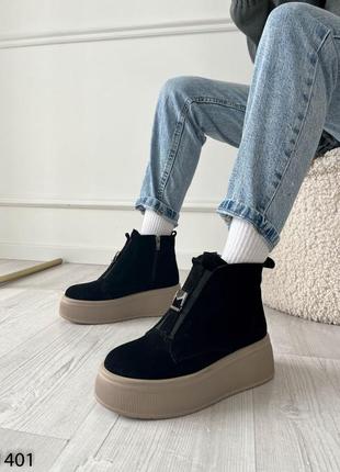 Женские базовые удобные зимние ботинки