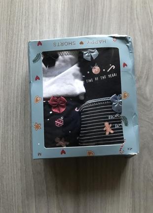 Happi shorts ! женские трусики слипы, в новогодний рисунок германия. m  40/42=46/48 наш
