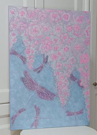 Картина акрилом 50*70"ніжність"