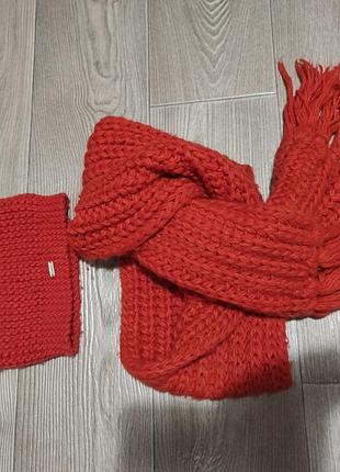Комплект шапка шарф cropp