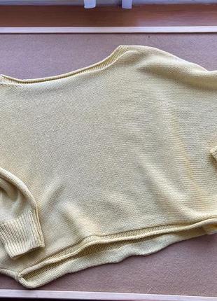 Вязаный укороченный джемпер 7