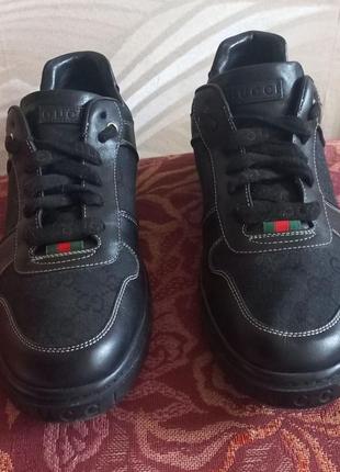 Кроссовки gucci signature monogram 162961 оригинал