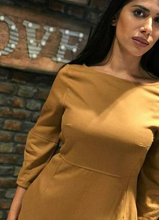 Элегантное песочное платье: классика на каждый день2 фото