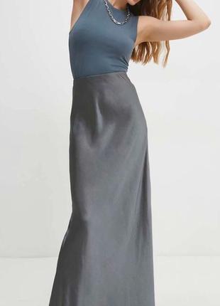 Спідниця максі в стилі білизни віскоза