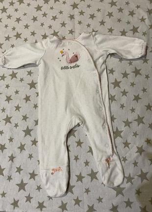 Нарядный человечек на девочку 0-3мес.