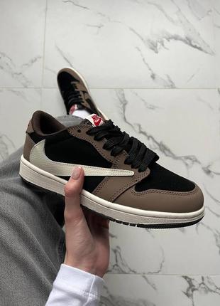 Jordan 1 low og sp travis scott brown mocha 4