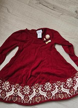 В'язане плаття на новий рік