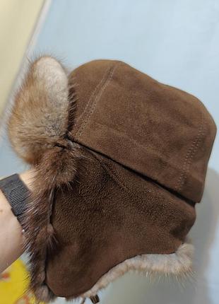 Wigens соболина ушанка, 57 см, швеция