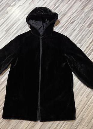 Двухсторонняя меховая куртка m&amp;s размер 12