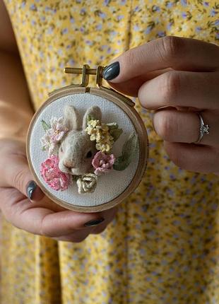 Объемная миниатюрная картина в комнату «шарик в цветах»