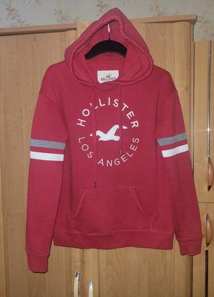 Женское коттоновое худи на утеплении от hollister p s