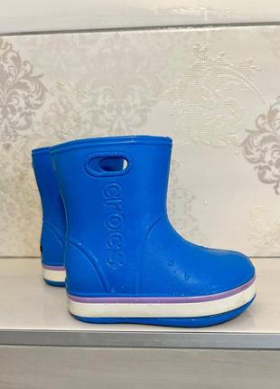 Чоботи черевики сапоги сапожки крокси crocs на дощ легкі з пінки крослайт