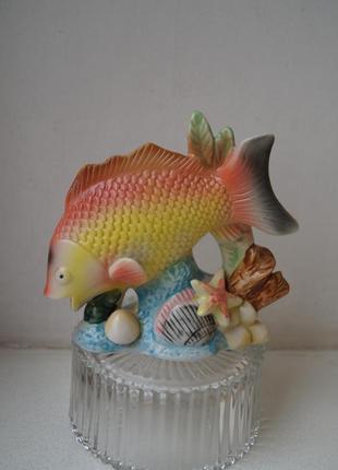 Фігурка статуетка риба рибка порцеляна вінтаж з 90-х вінтаж vintage stories