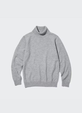 Гольф uniqlo, 100% шерсть, гольф унисекс