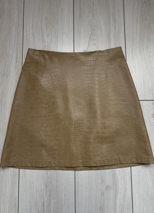 Юбка кожаная primark