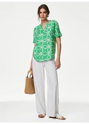 Льняная рубашка m&amp;s