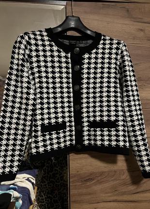 Кардиган/светр у гусячу лапку