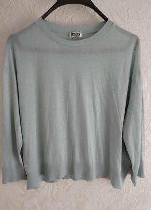 Бавовняний, легкий лонгслів, футболка з довгим рукавом від drykorn, батал