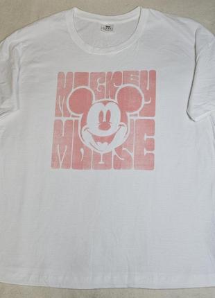 Футболка с принтом mickey mouse, disney
