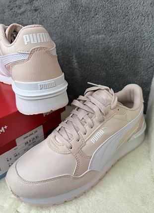 Кожаные кроссовки puma