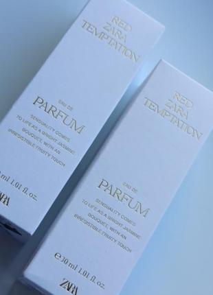 Парфуми zara red temptation 30ml ,80ml 30 мл.